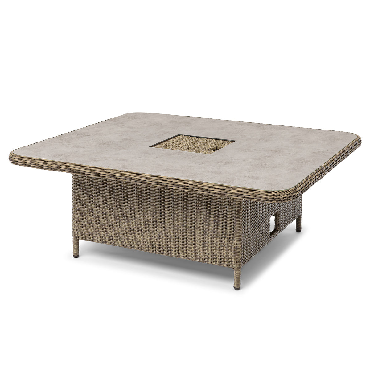 Winchester Royal U Shaped Sofa Set with Rising Table - Ceramic Glass