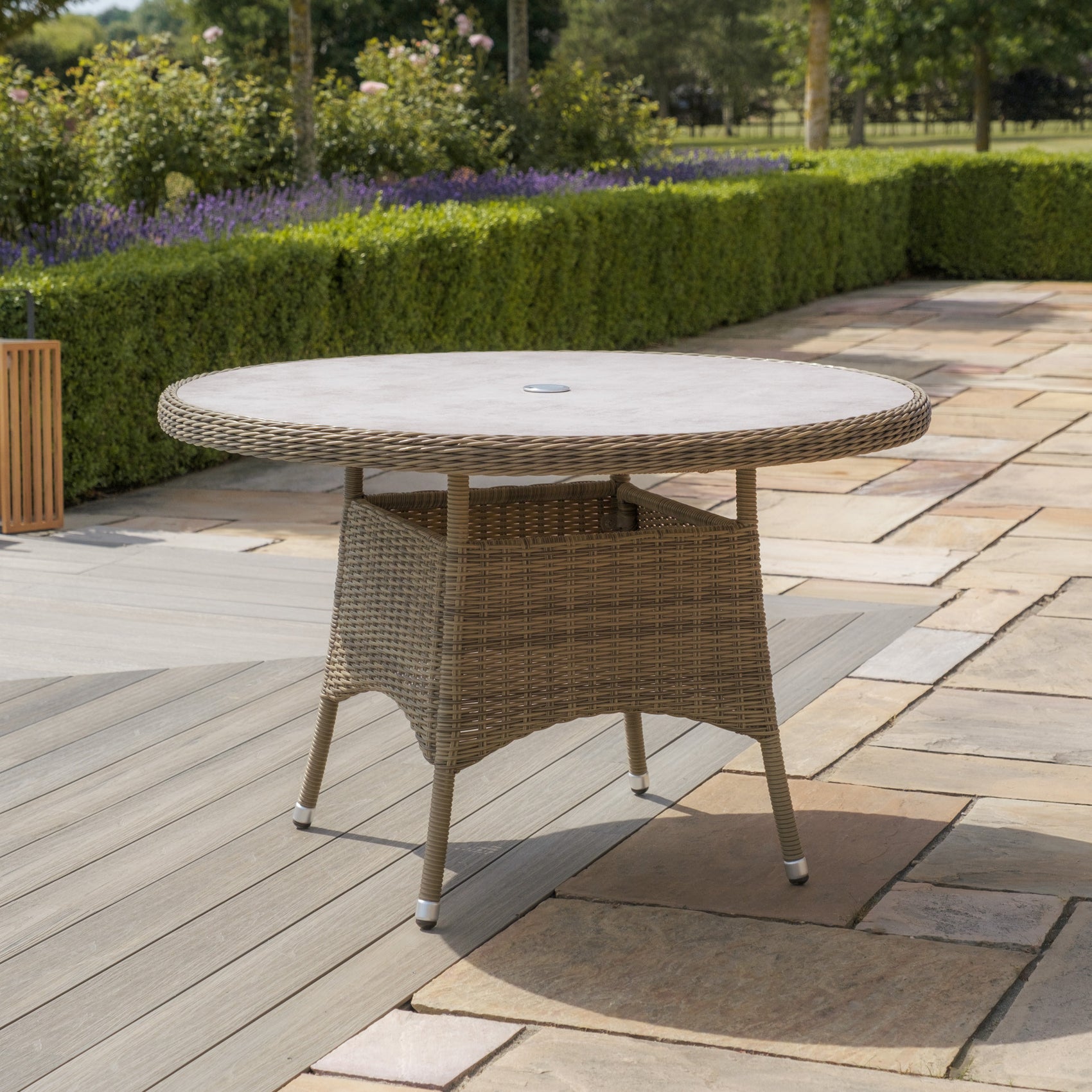 Winchester 120 Round Table - Ceramic Glass