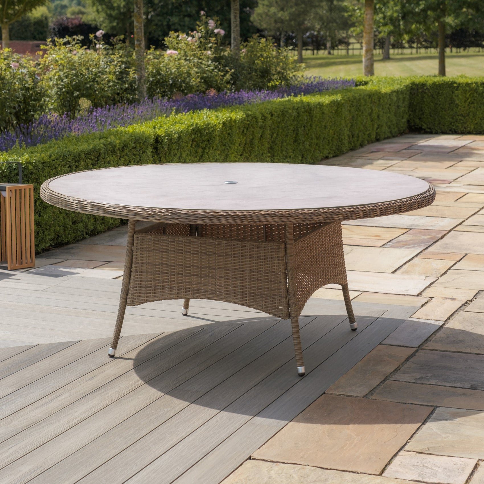 Winchester 180 Round Dining Table - Ceramic Glass