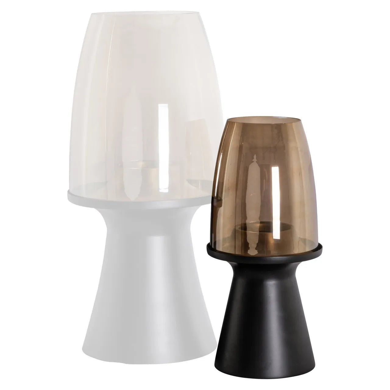 Richmond Interiors Vienna Black Hurricane Candle Holder | Small