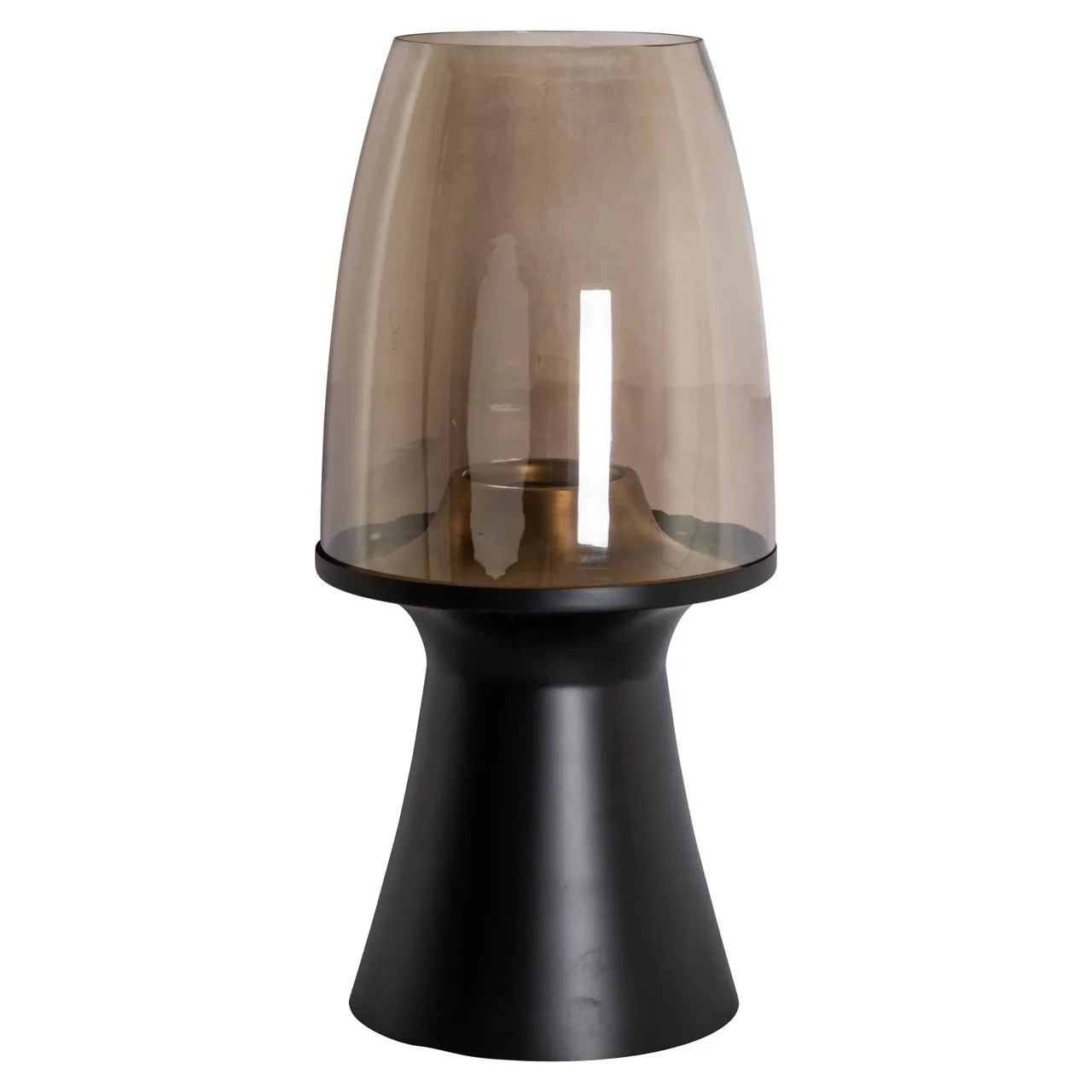 Richmond Interiors Vienna Black Hurricane Candle Holder | Large