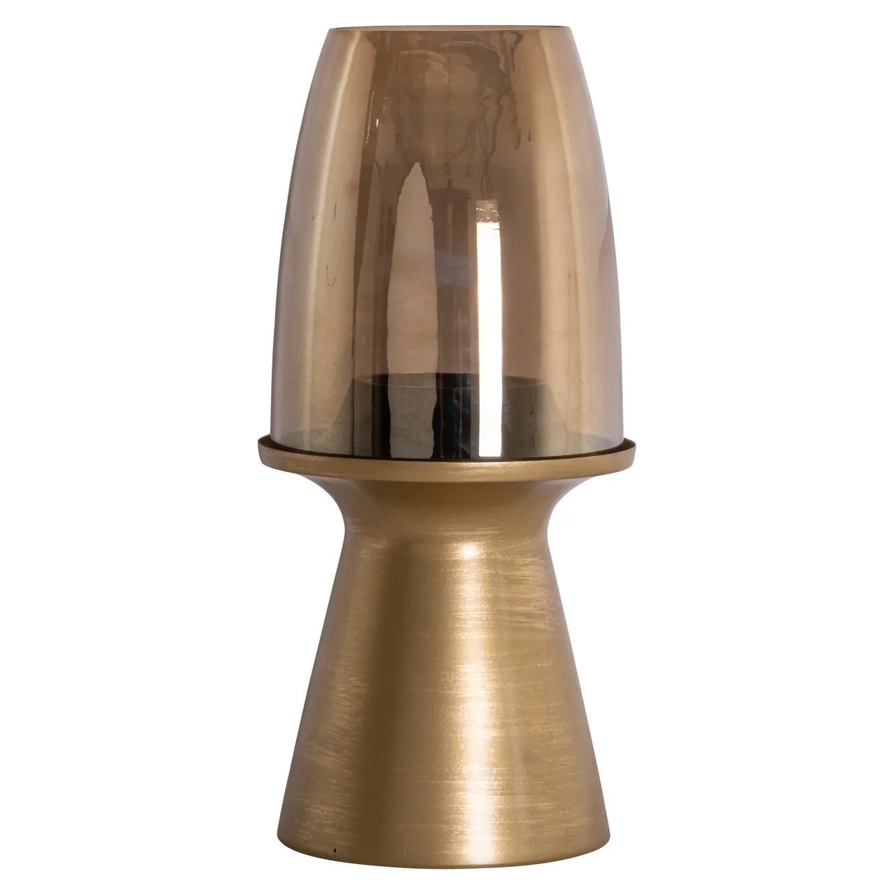 Richmond Interiors Danea Gold Hurricane Candle Holder | Small