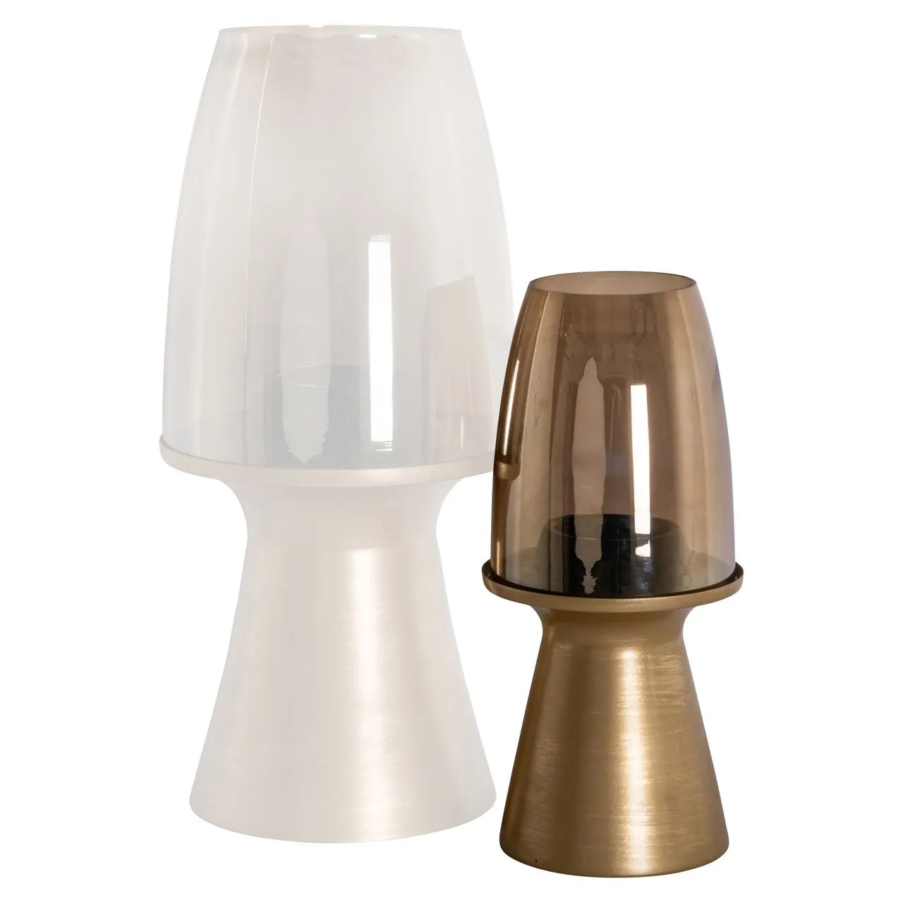 Richmond Interiors Danea Gold Hurricane Candle Holder | Small