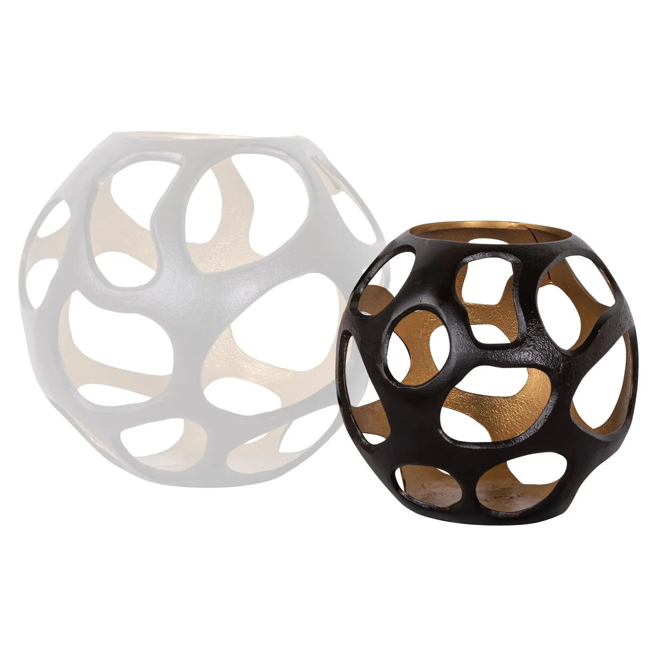 Richmond Interiors Alysia Brown Hurricane Candle Holder | Small