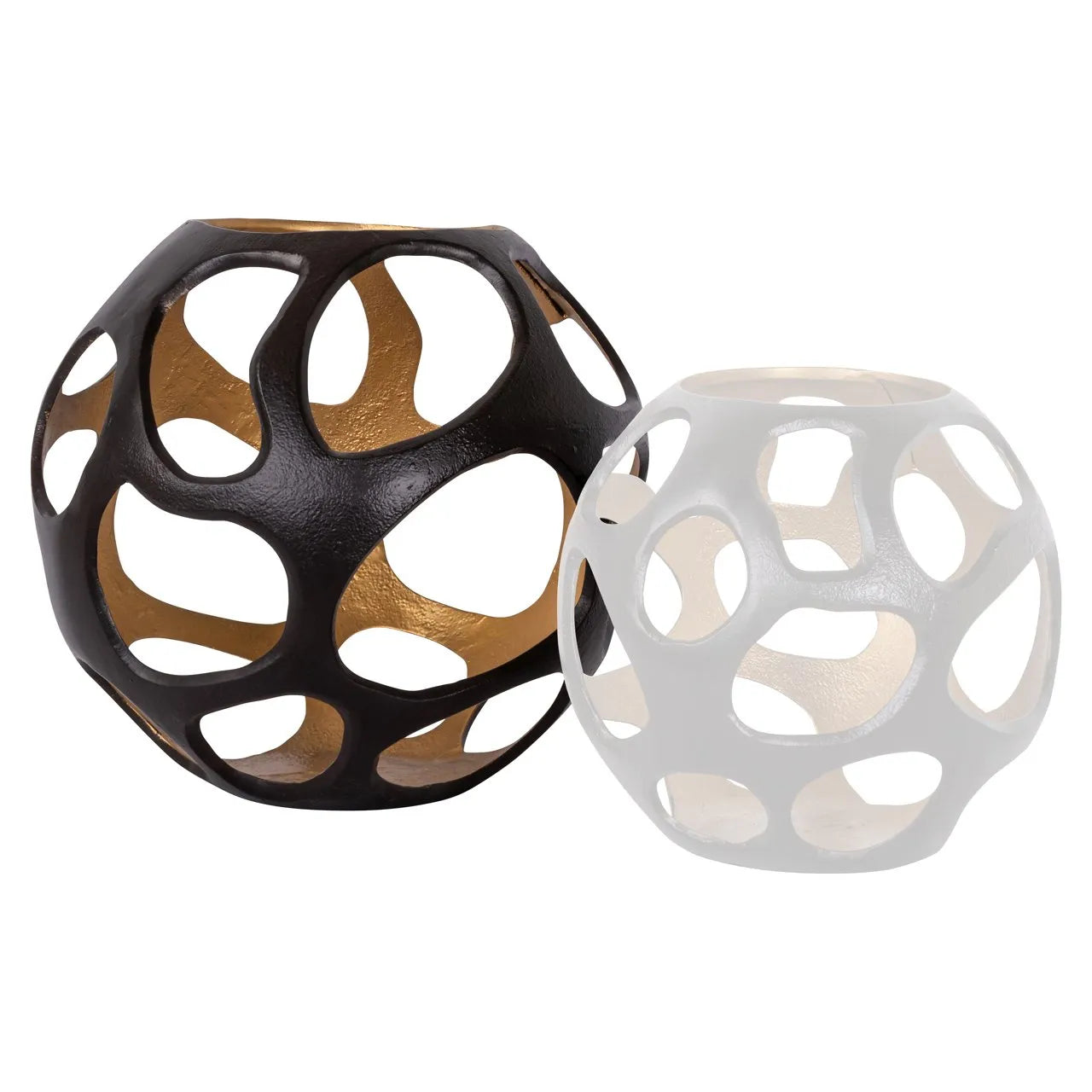 Richmond Interiors Alysia Brown Hurricane Candle Holder | Large