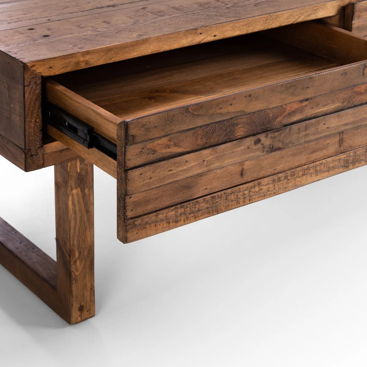 Hickory Pine Wood Coffee Table