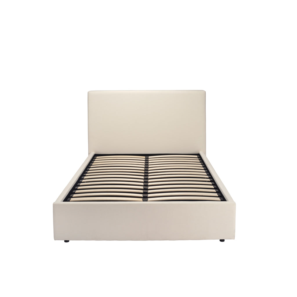 Wilder Antique White Ottoman Double Bed