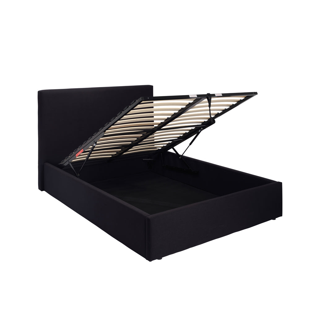 Wilder Onyx Black Ottoman King Size Bed