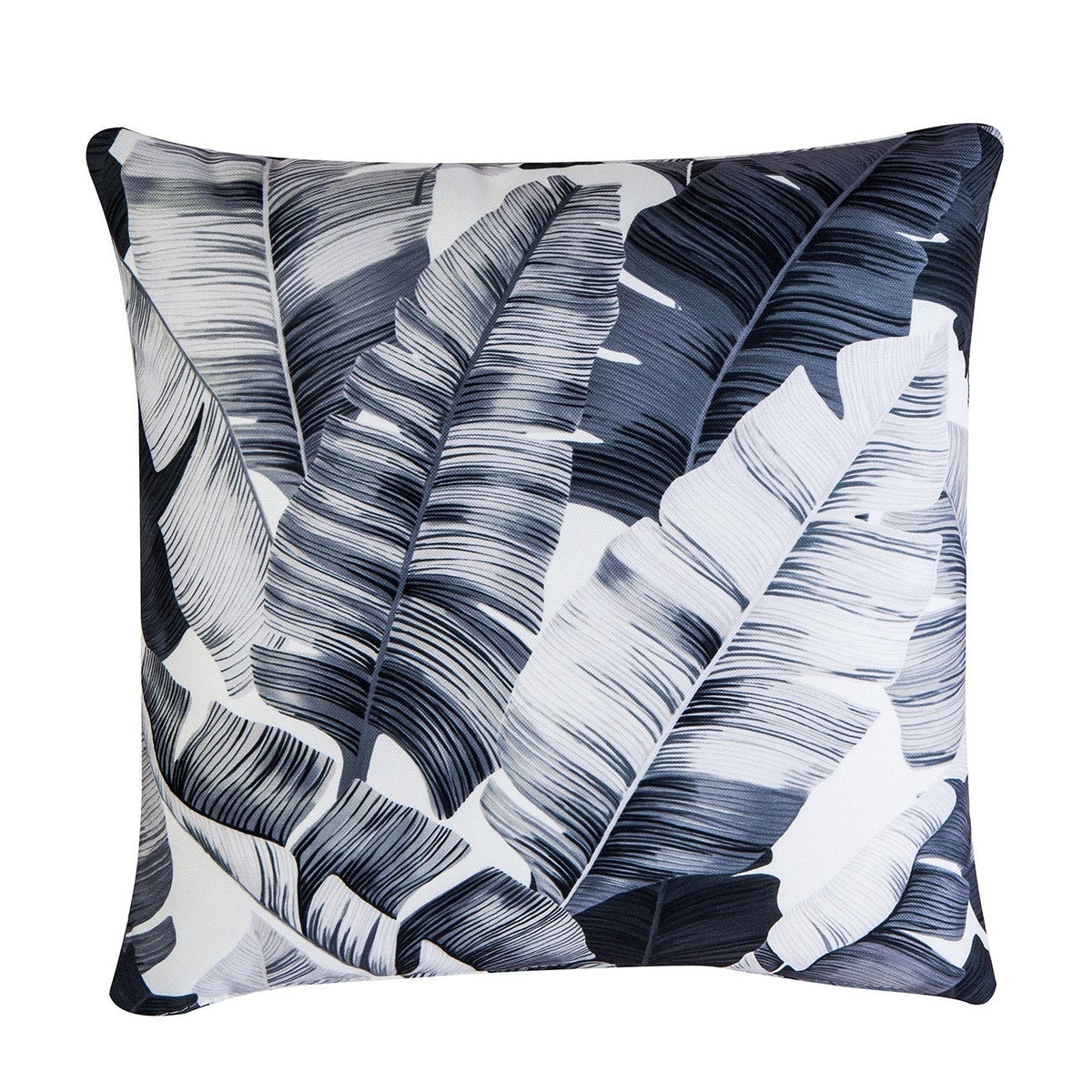 Tropical Black & White Cushion
