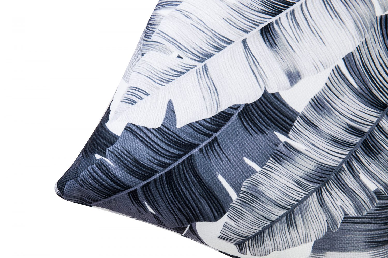 Tropical Cushion - Black & White