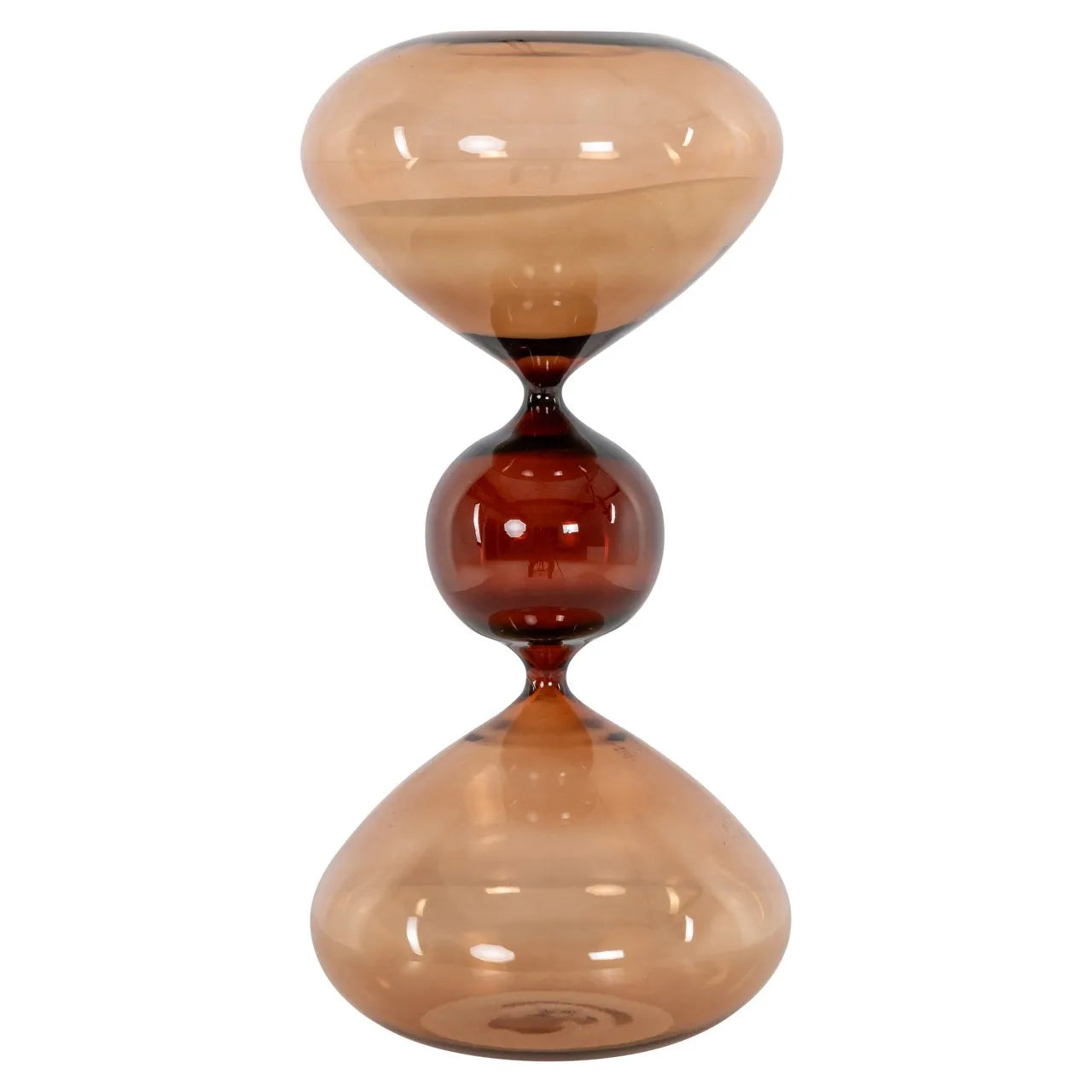 Richmond Interiors Elba Brown Hourglass Ornament | Large