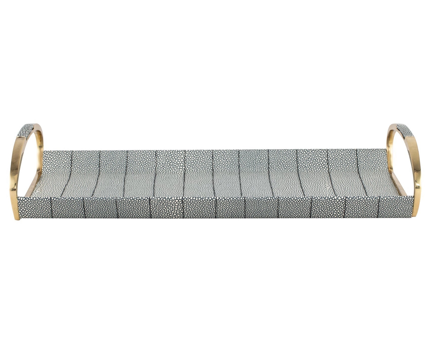 Linea Shagreen Grey Shagreen Tray