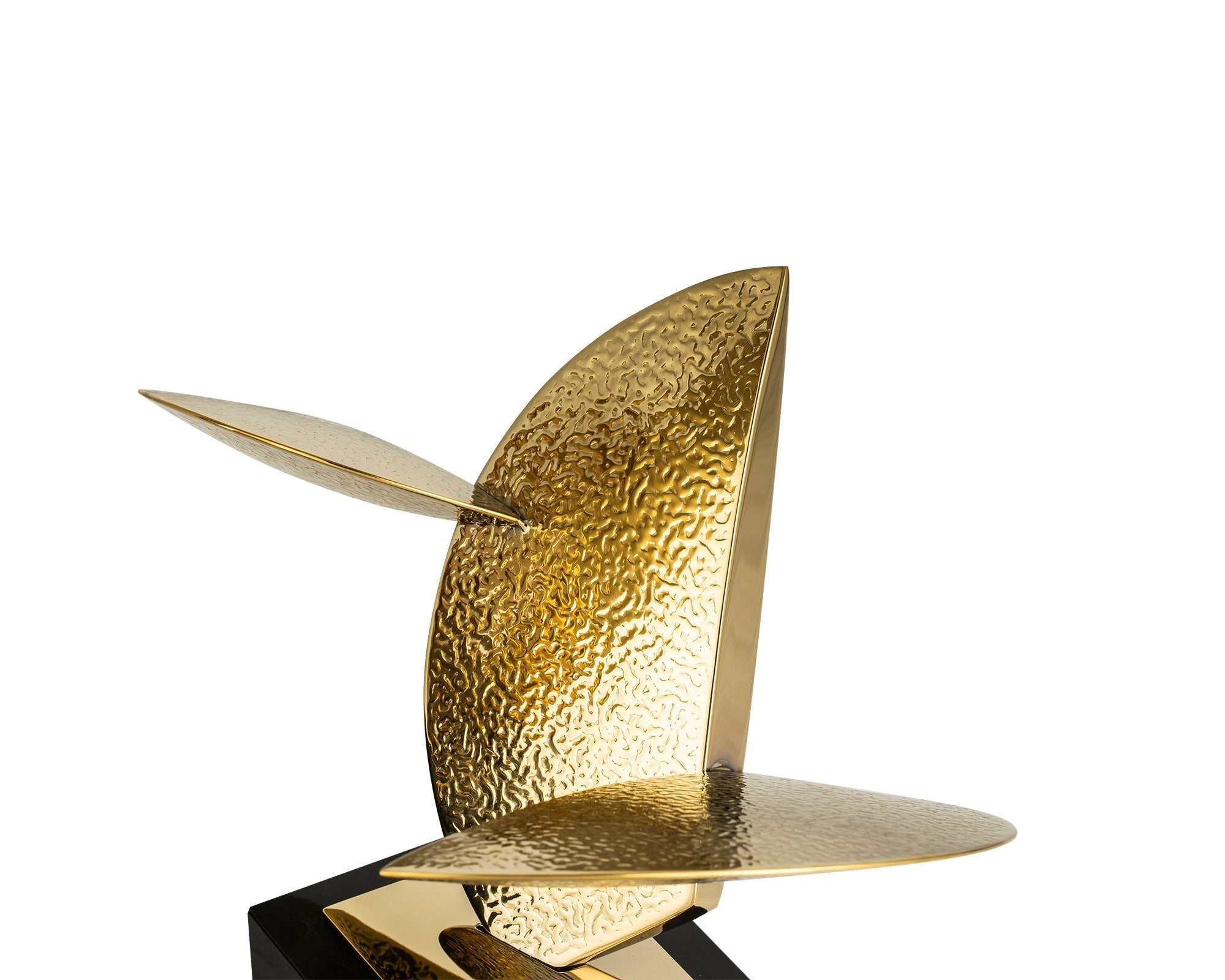 Agar Sculpture - Polished Brass