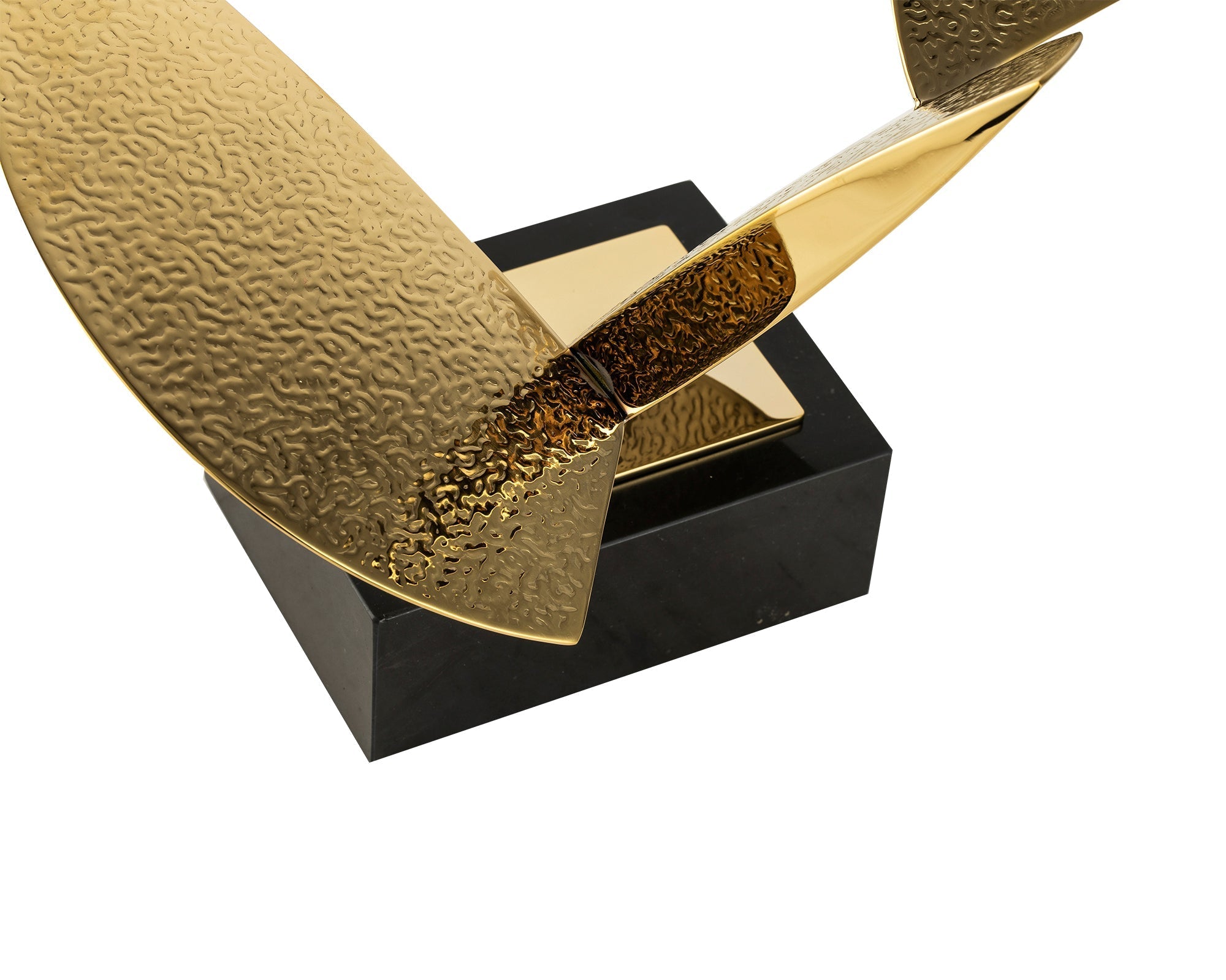 Agar Sculpture - Polished Brass