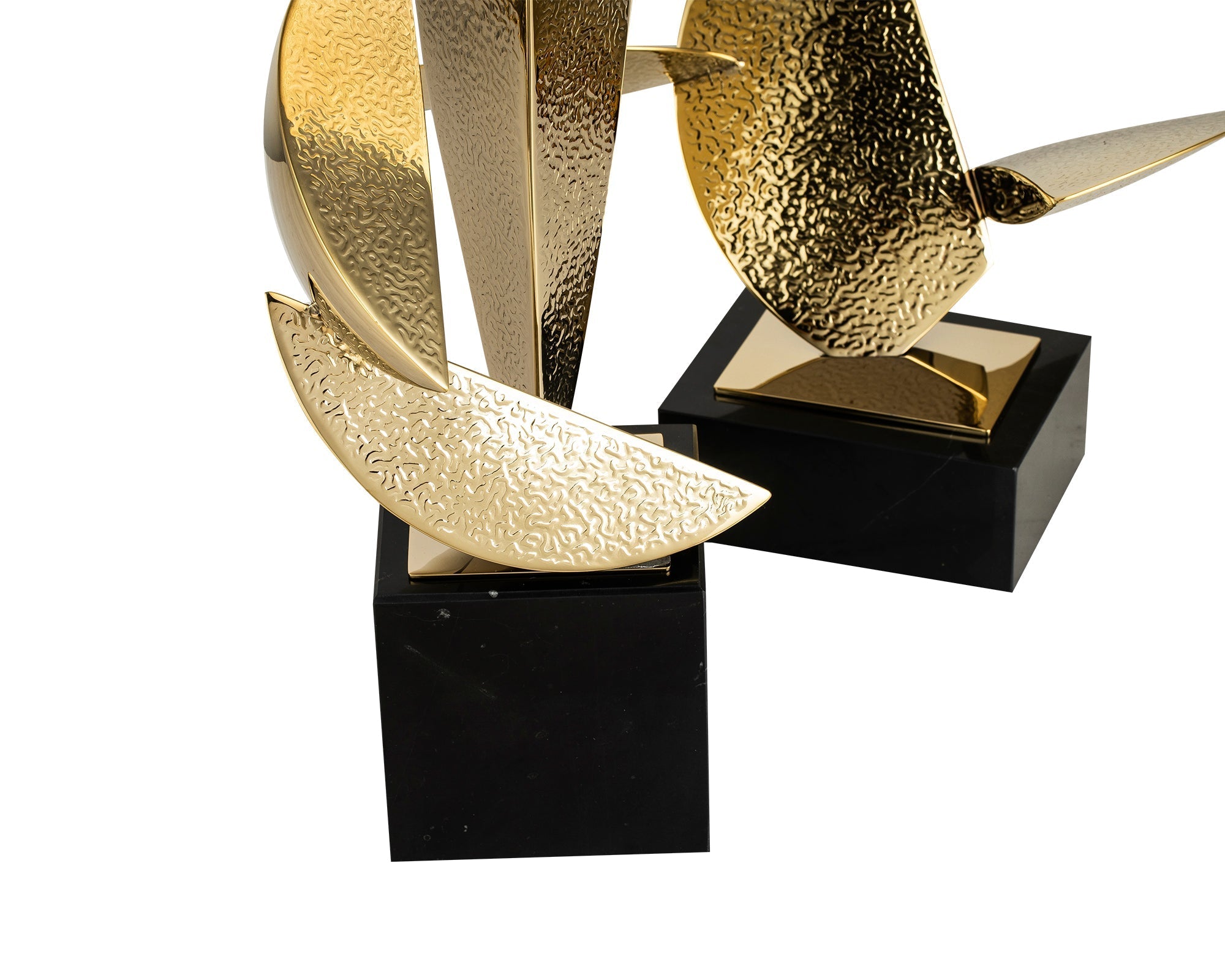 Agar Sculpture - Polished Brass