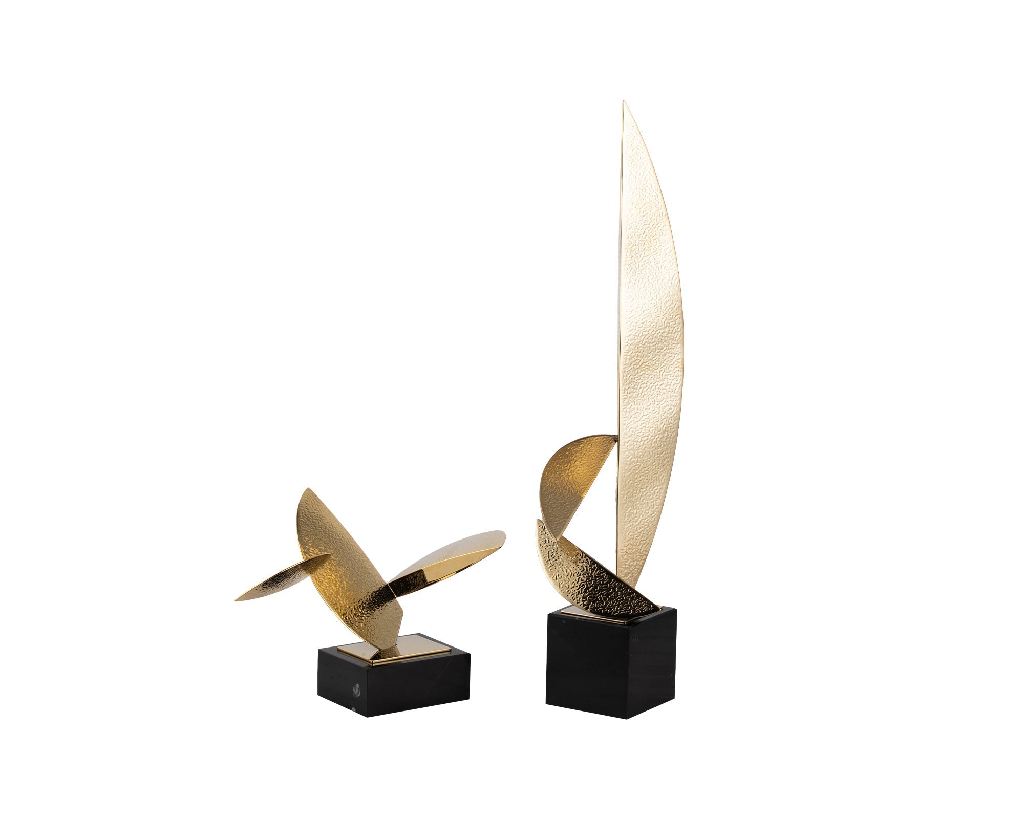 Agar Sculpture - Polished Brass