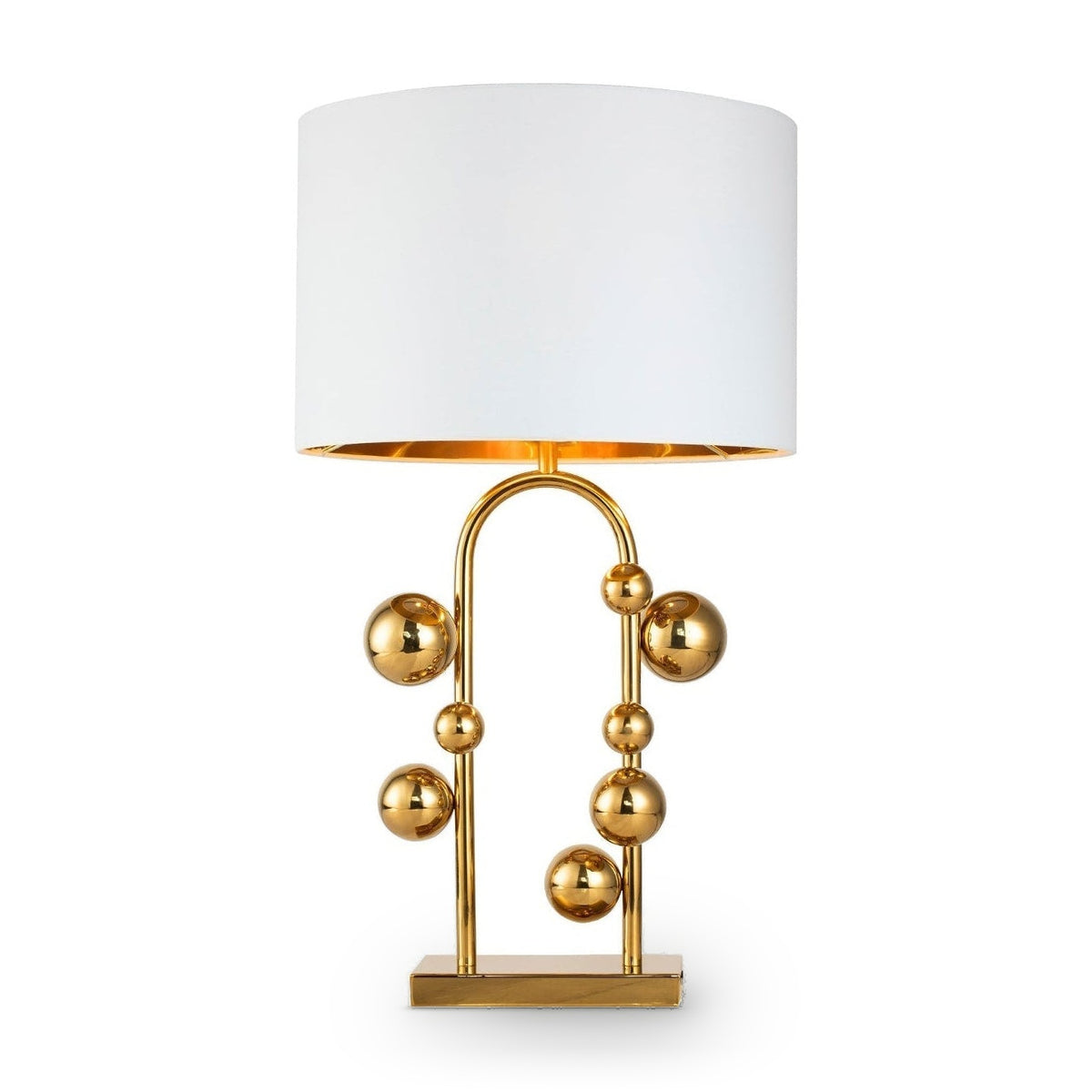 Etienne Polished Brass Table Lamp