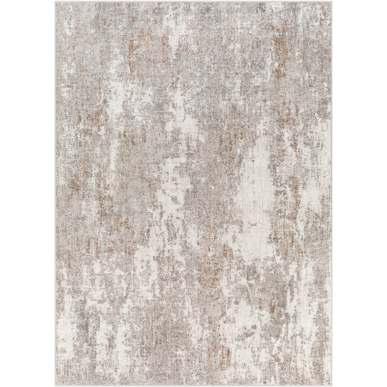 Allegro Abstract Modern Marble Beige & Ivory & Light Grey Polyester Rug 160x213cm - product image