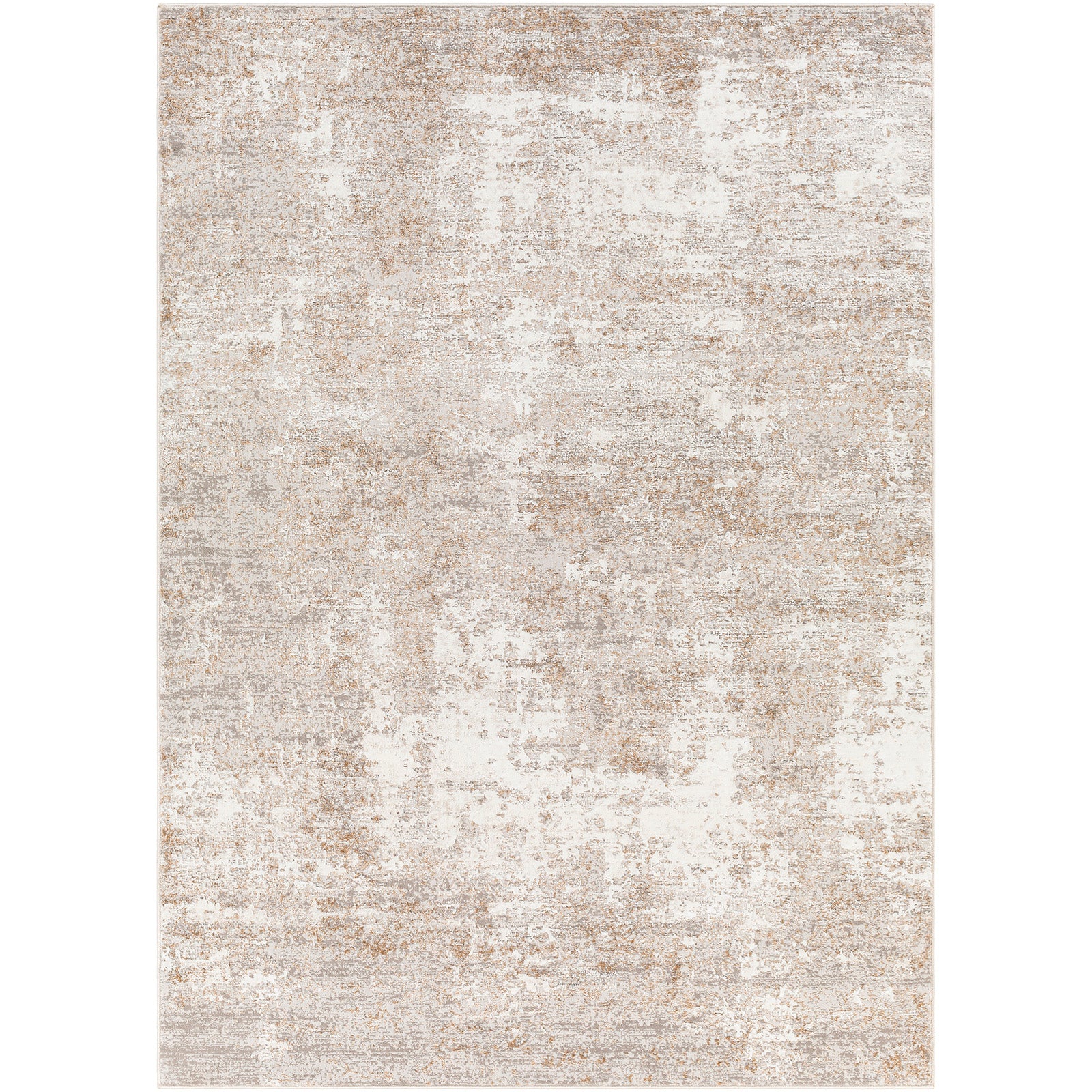 Allegro Abstract Modern Marble Beige & Ivory & Light Grey Polyester Rug 160x213cm - product image