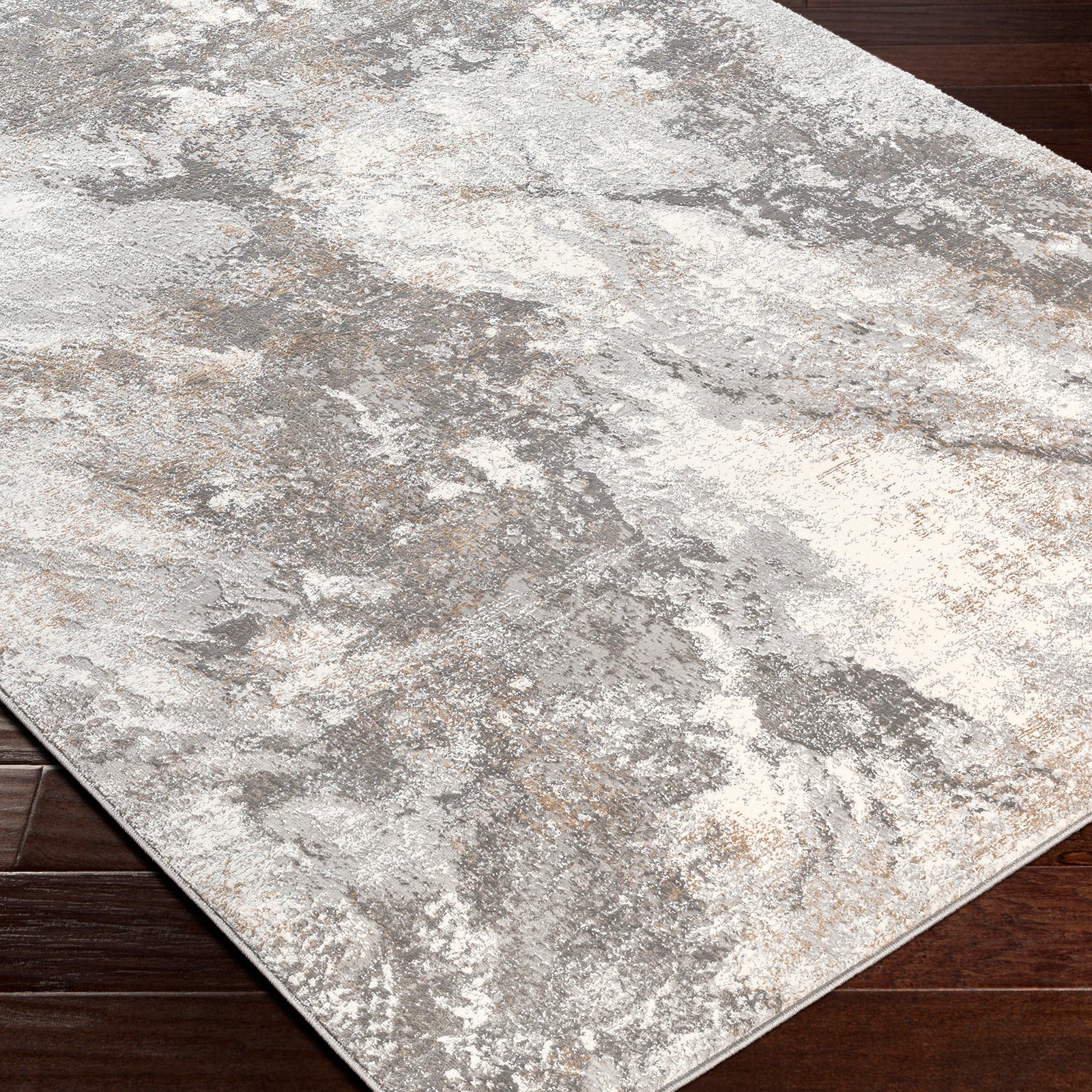 Allegro Grey & Ivory Abstract Rug