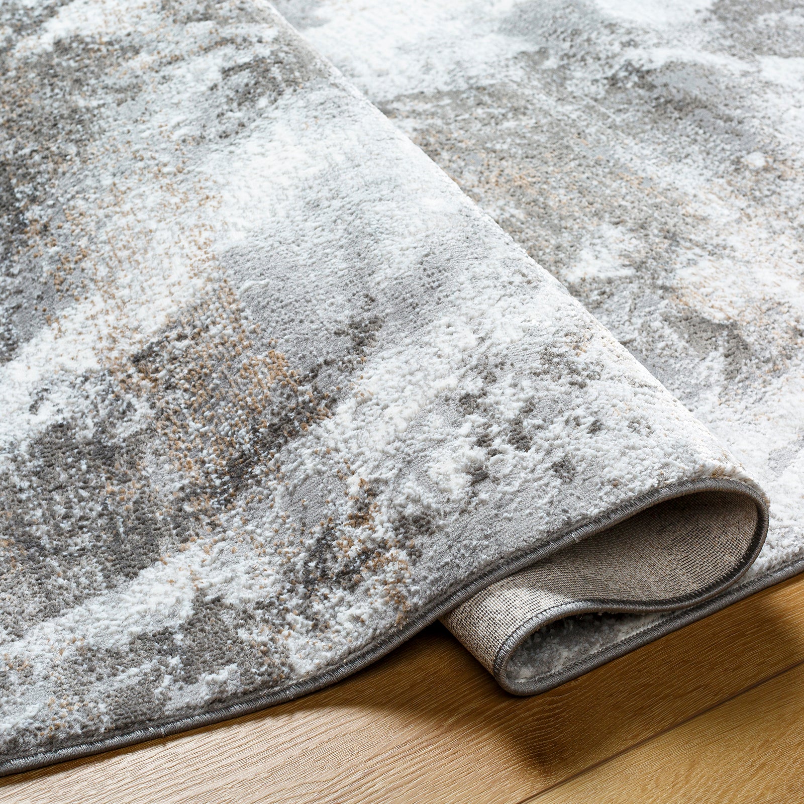 Allegro Grey & Ivory Abstract Rug