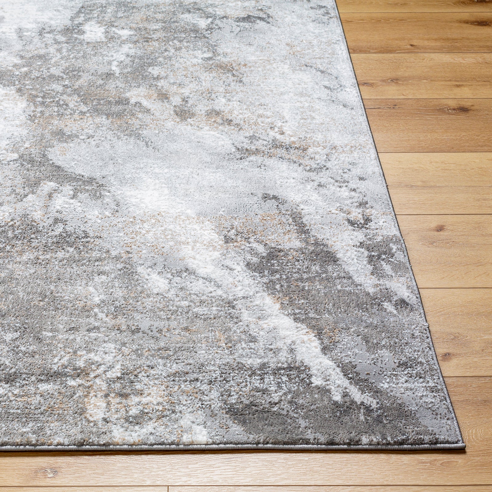 Allegro Grey & Ivory Abstract Rug