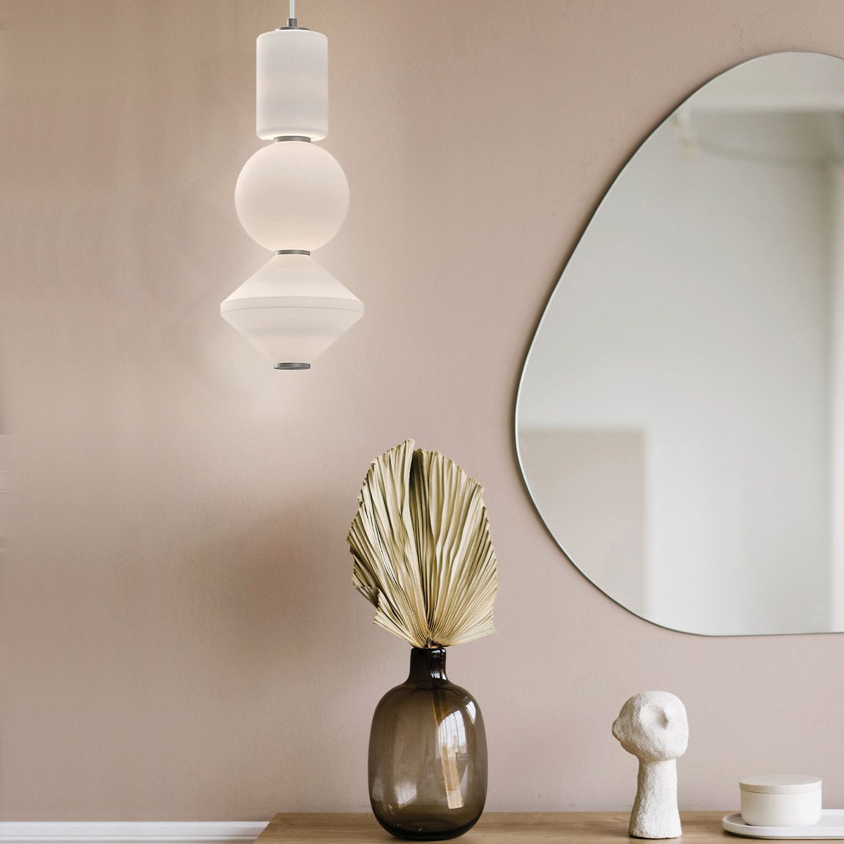 Esme LED Pendant Light - Nickel