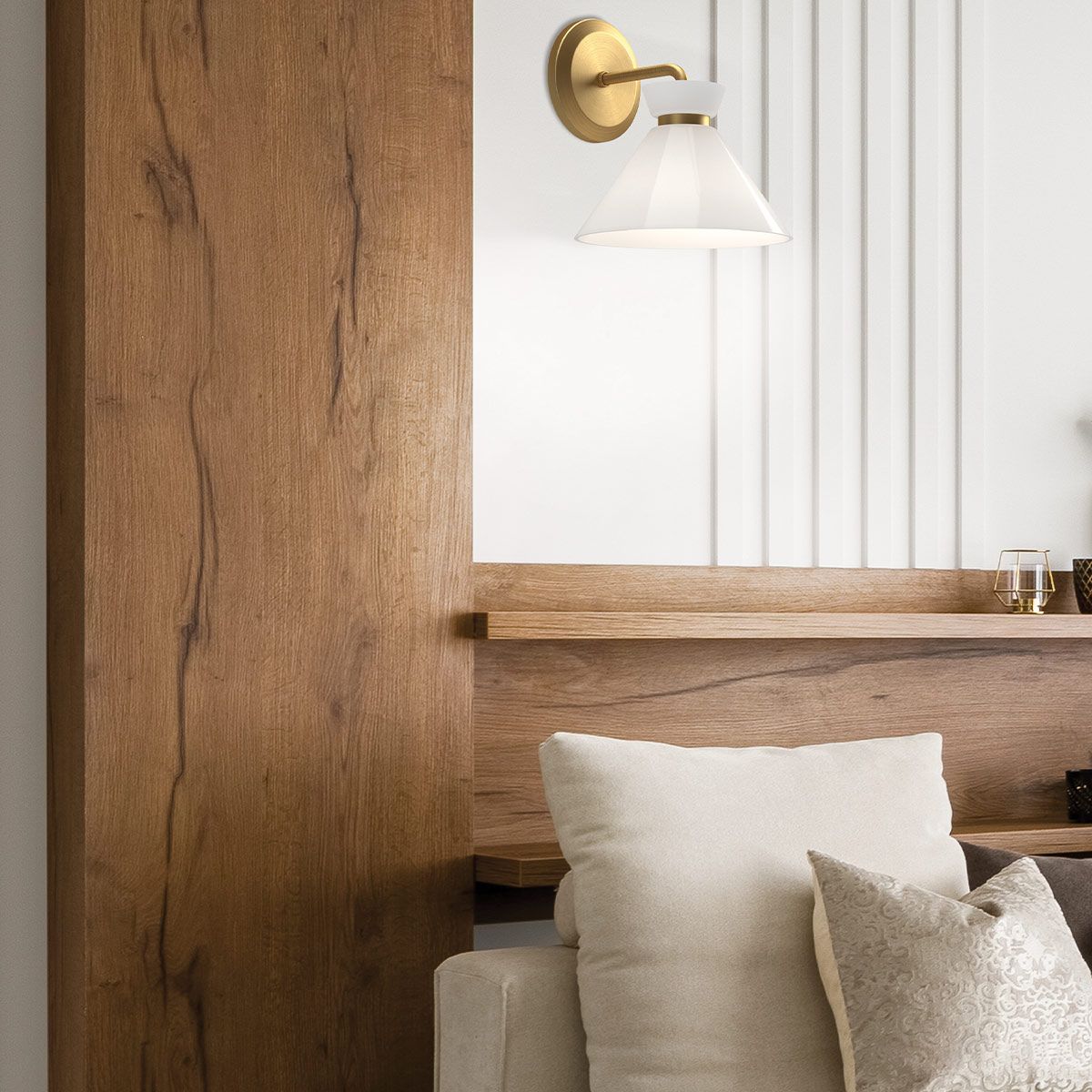 Merton Single Wall Light - Gold