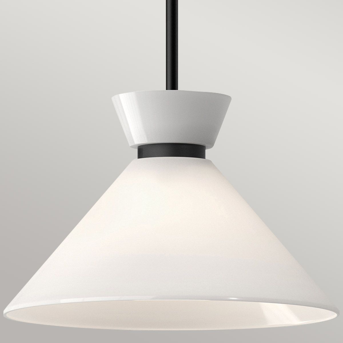 Merton Single Pendant Light - Black