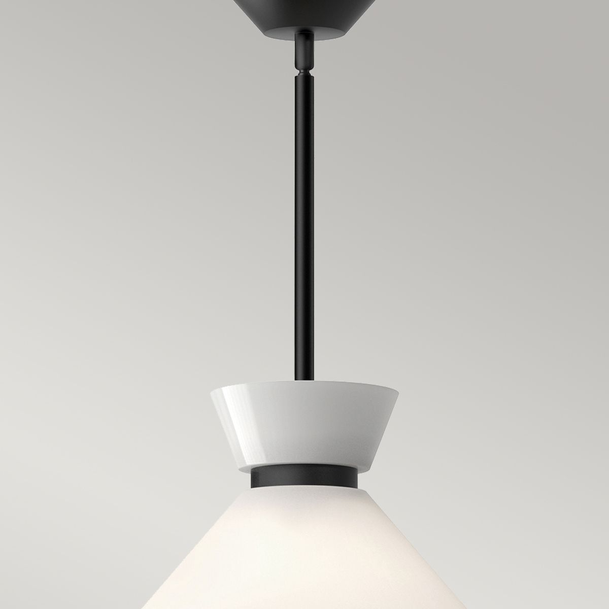 Merton Single Pendant Light - Black