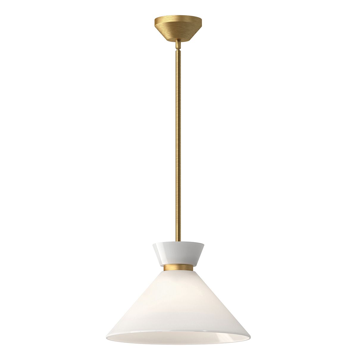 Merton Single Pendant Light - Gold