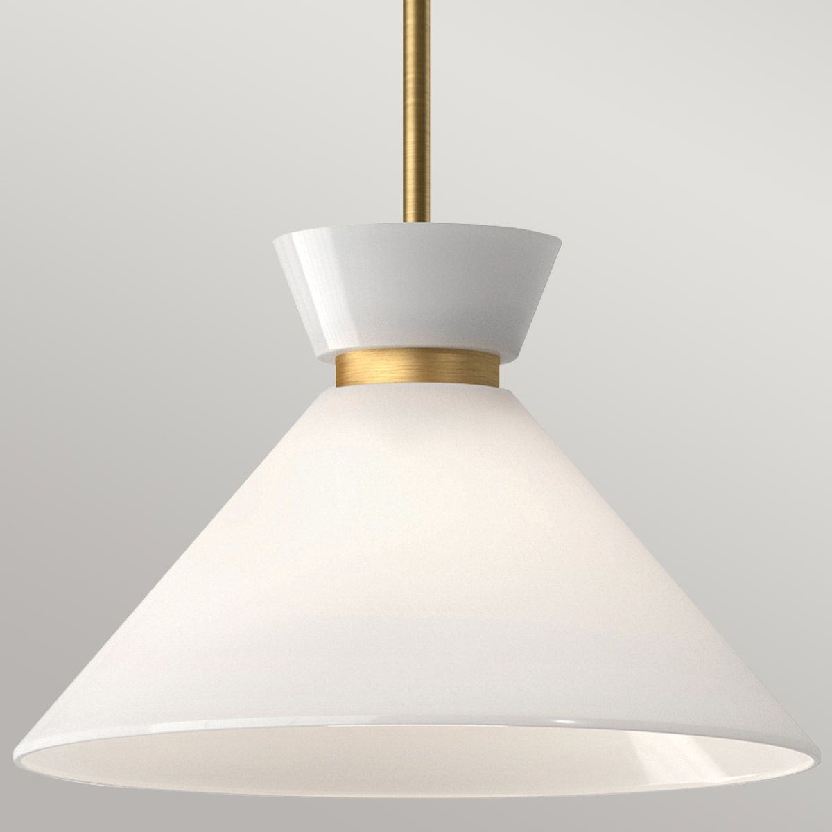 Merton Single Pendant Light - Gold