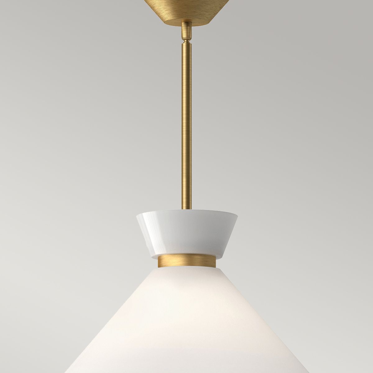 Merton Single Pendant Light - Gold