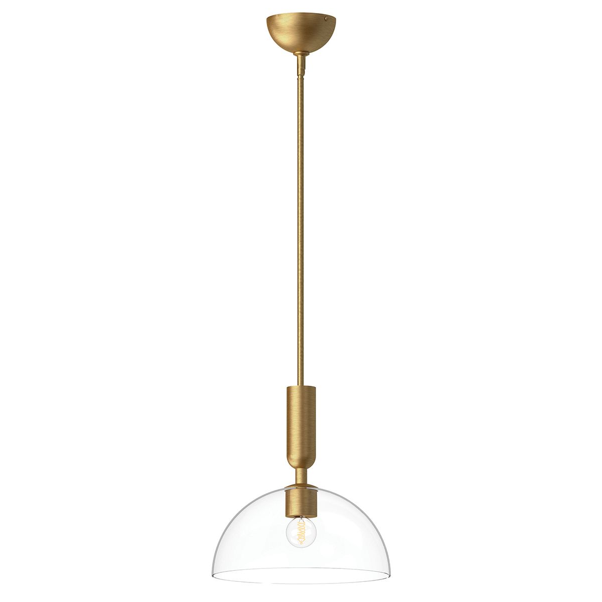 Carta Single Pendant Light - Gold