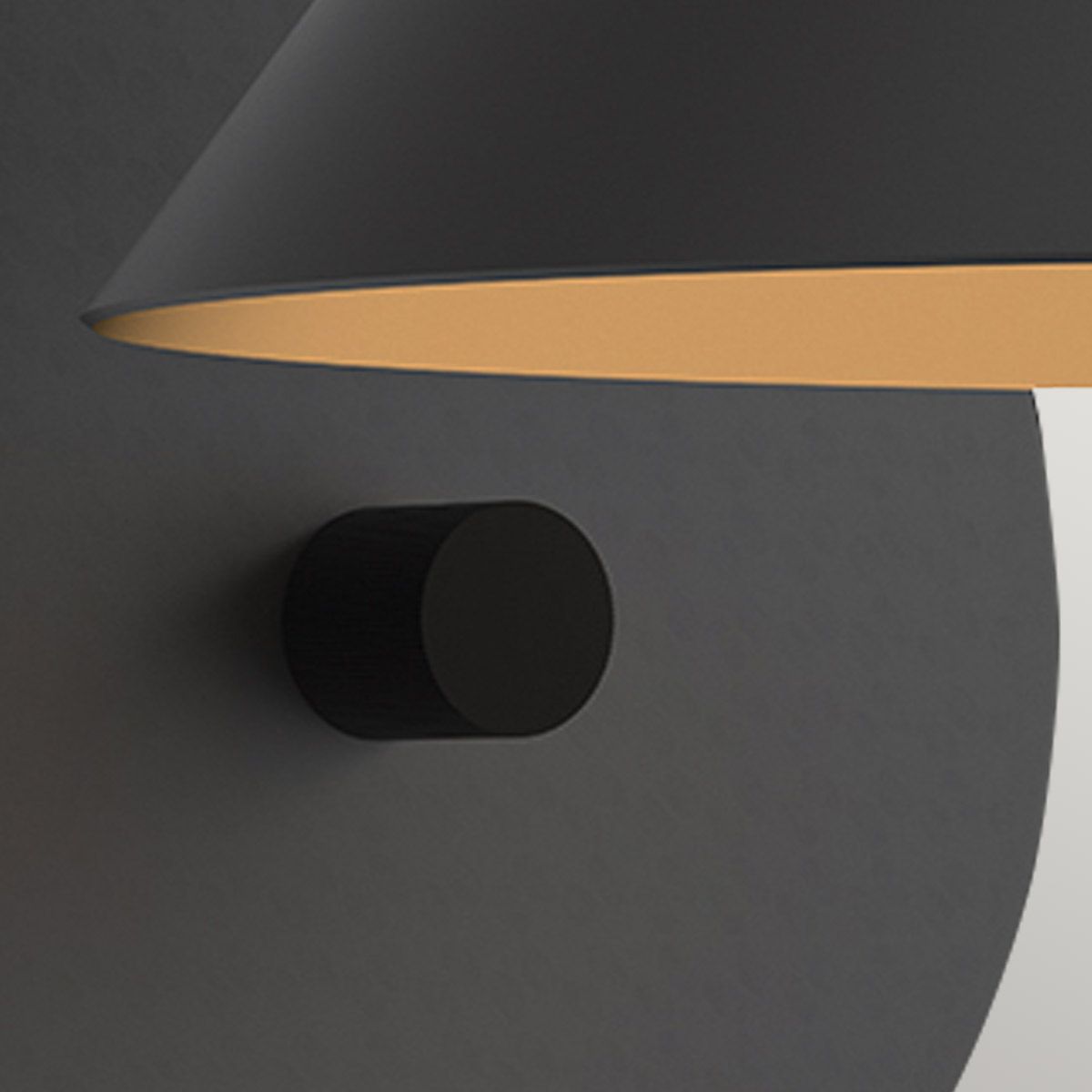 Chattenden Single Wall Light - Black