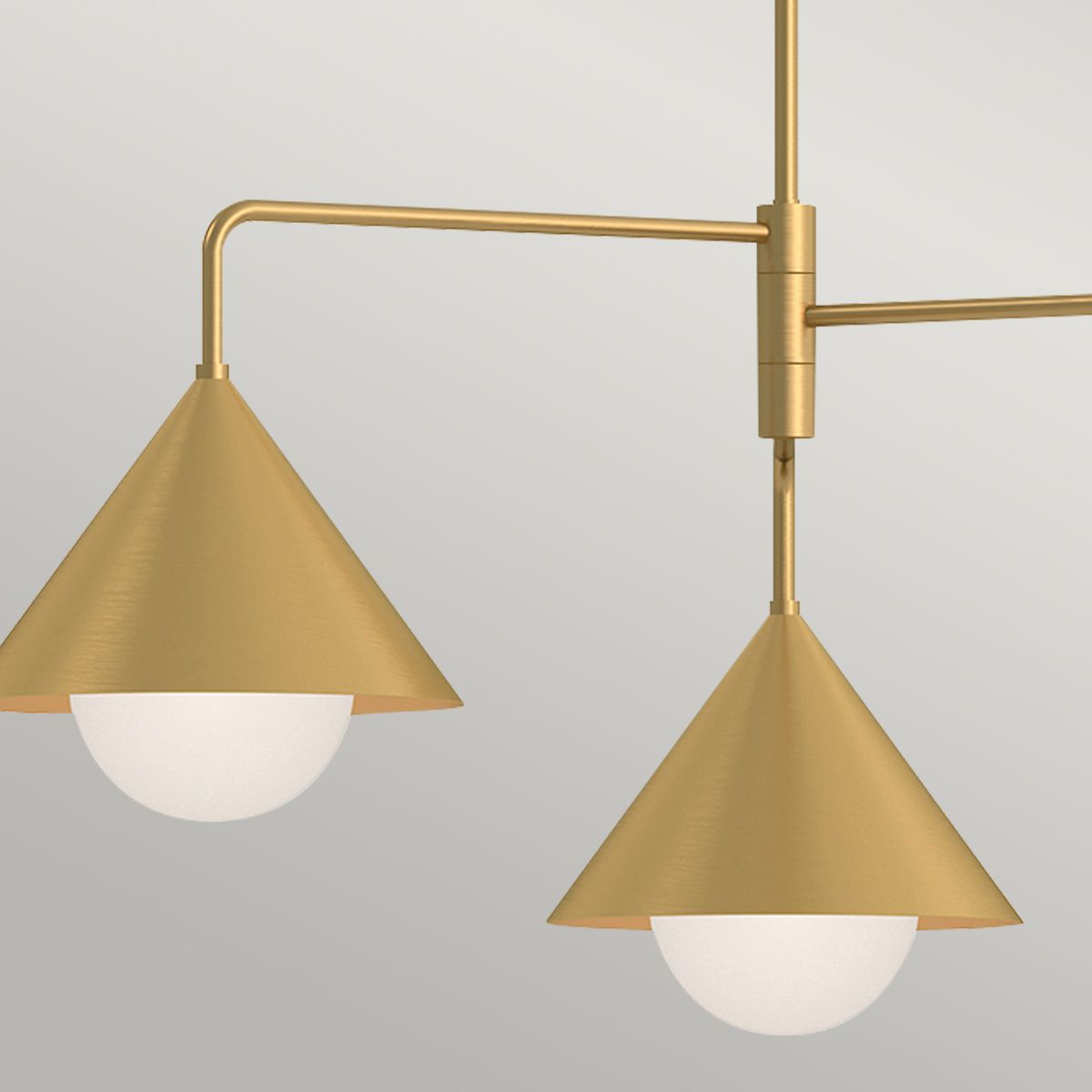 Chattenden Triple Chandelier - Gold