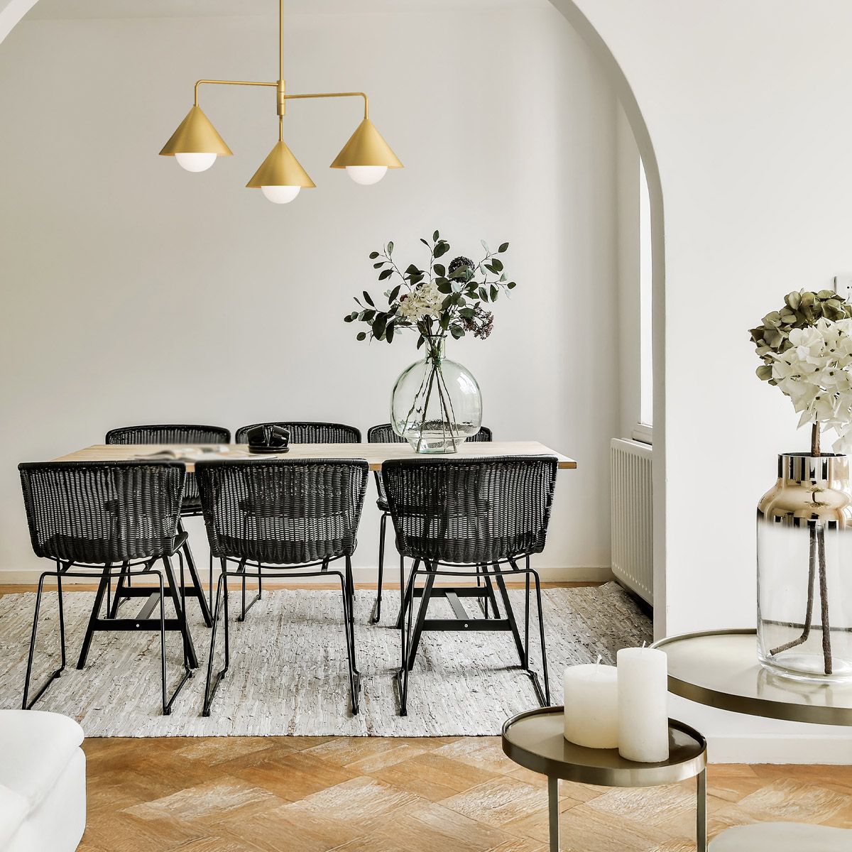 Chattenden Triple Chandelier - Gold