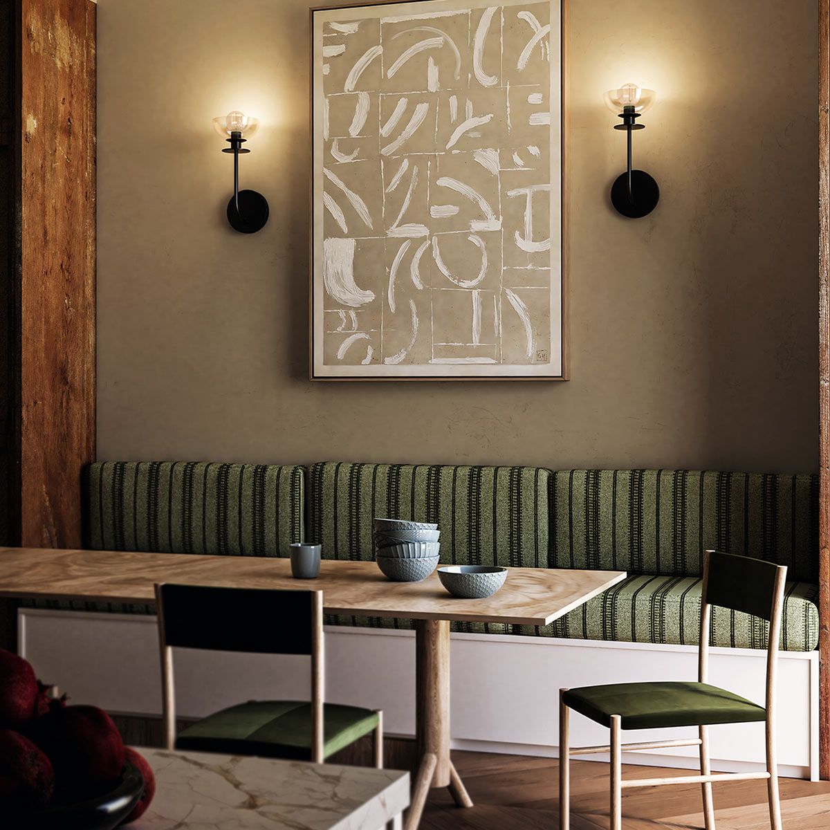 Woodleigh Single Wall Light - Black