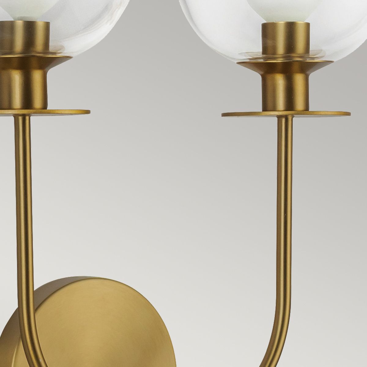 Woodleigh Double Wall Light - Gold