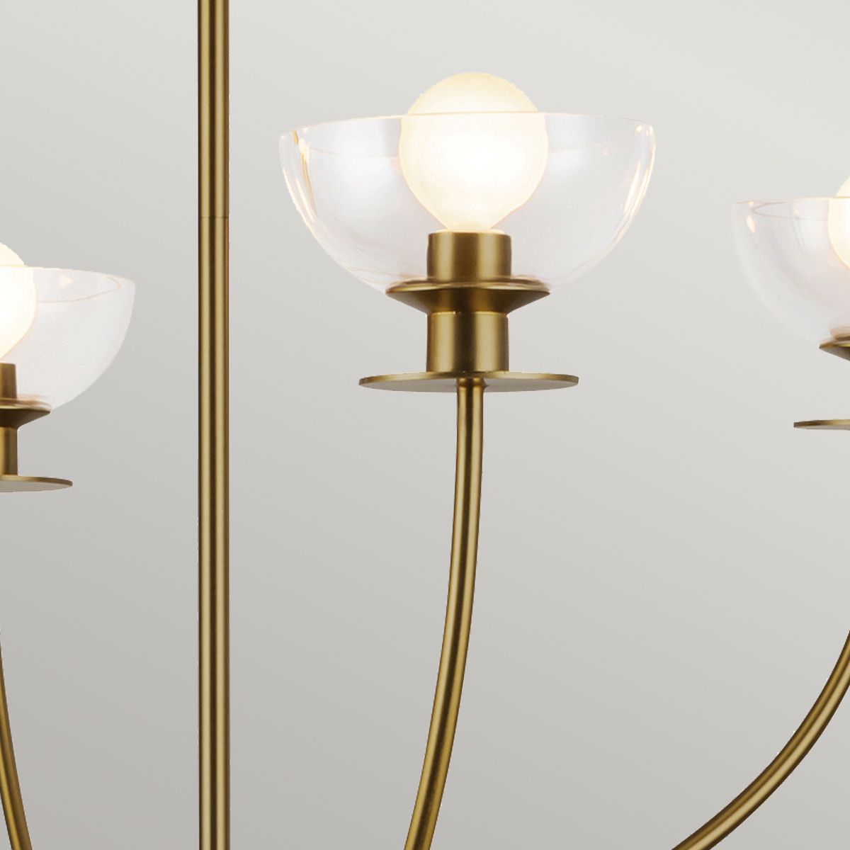 Woodleigh 4 Light Chandelier - Gold