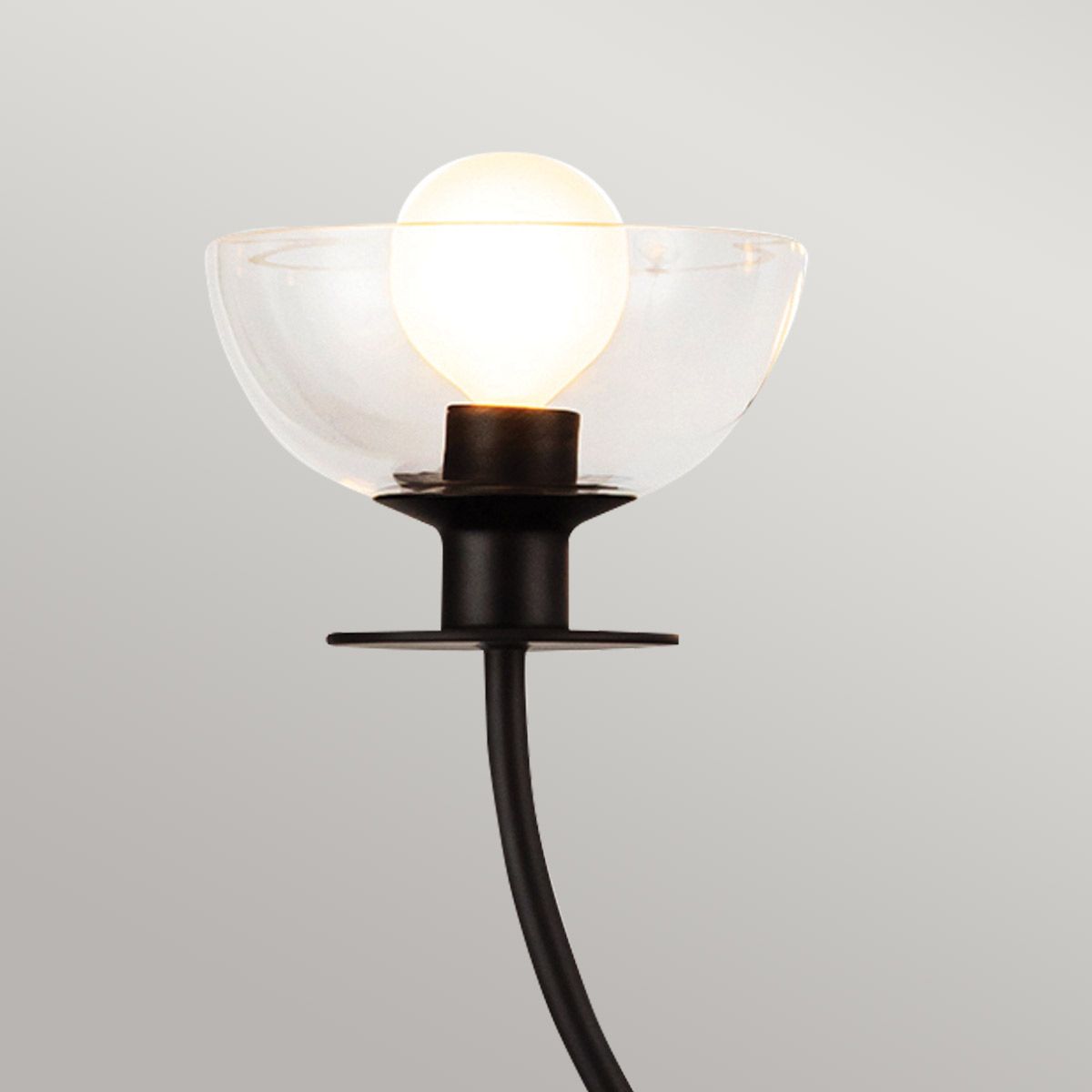 Woodleigh 4 Light Chandelier - Black