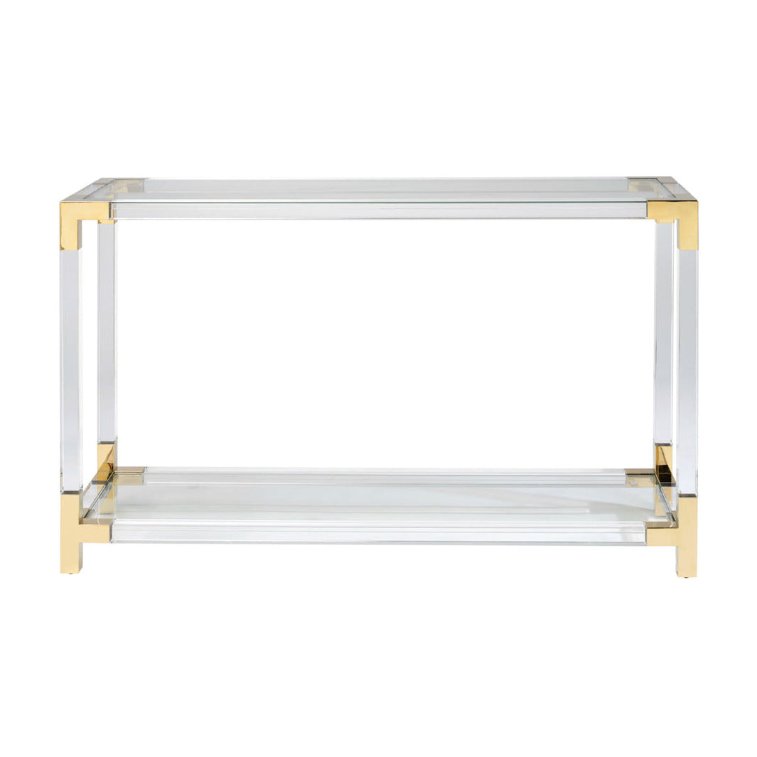 Amangiri Clear Acrylic Console Table