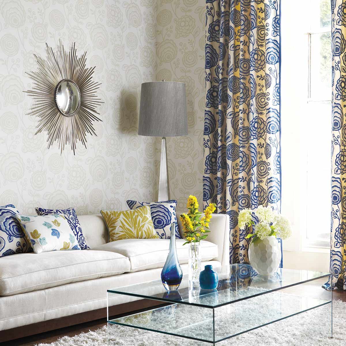 Rubino Floor Lamp - Polished Nickel