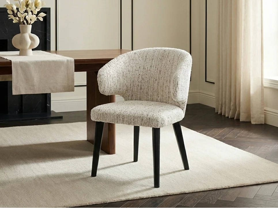 Austin Gloria Natural Chenille Dining Chair