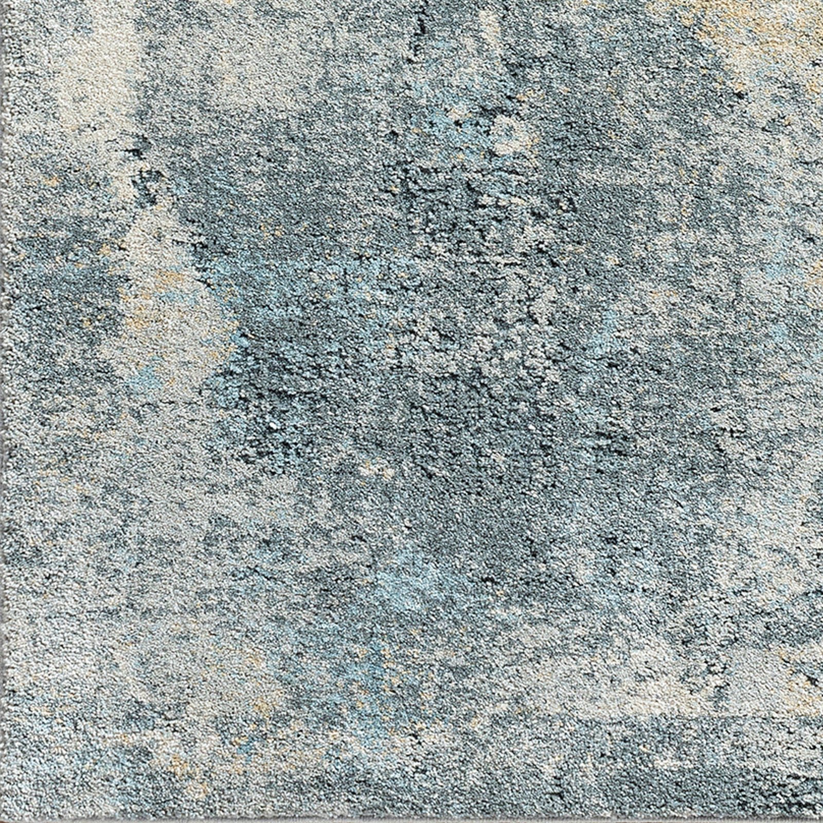 Avellino Abstract Modern Marble High Pile Blue & Grey & Beige Polypropylene & Polyester Rug 160x213cm - colour swatch