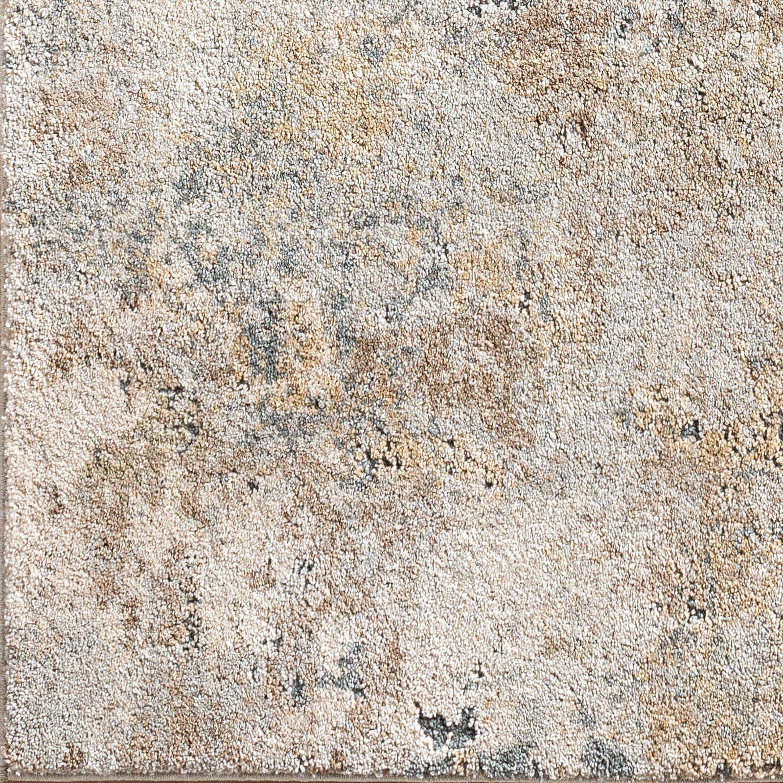 Avellino Abstract Modern Marble High Pile Blue & Grey & Beige Polypropylene & Polyester Rug 160x213cm - colour swatch