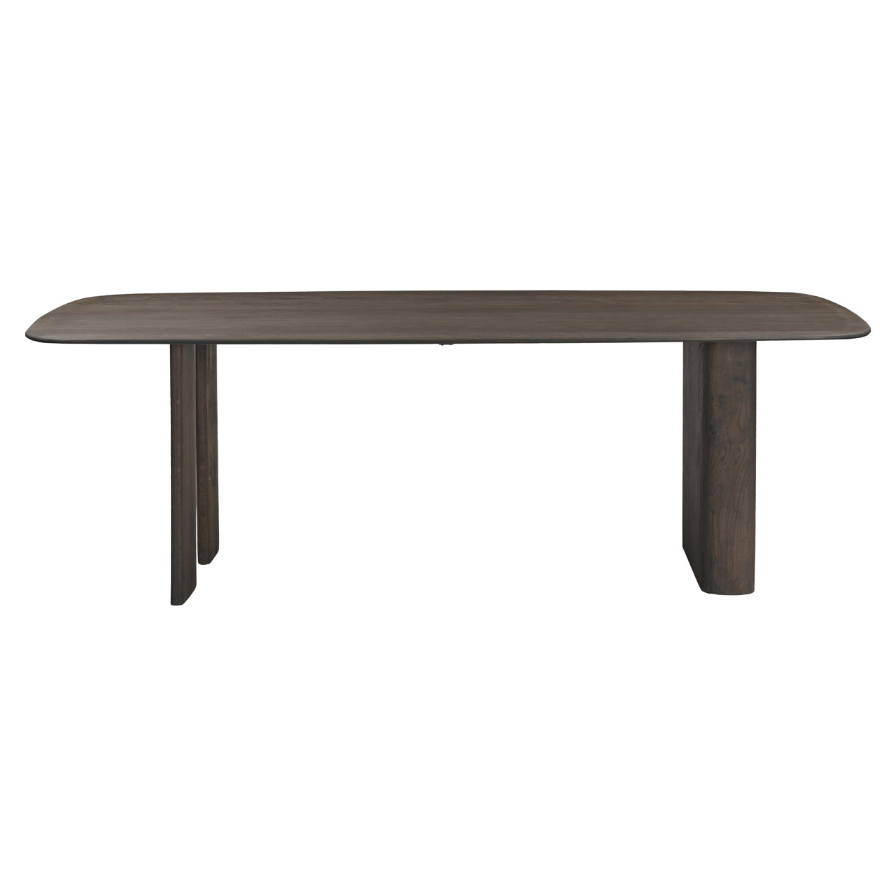 Richmond Interiors Castello Smoked Brown Oak Wood Dining Table 230cm