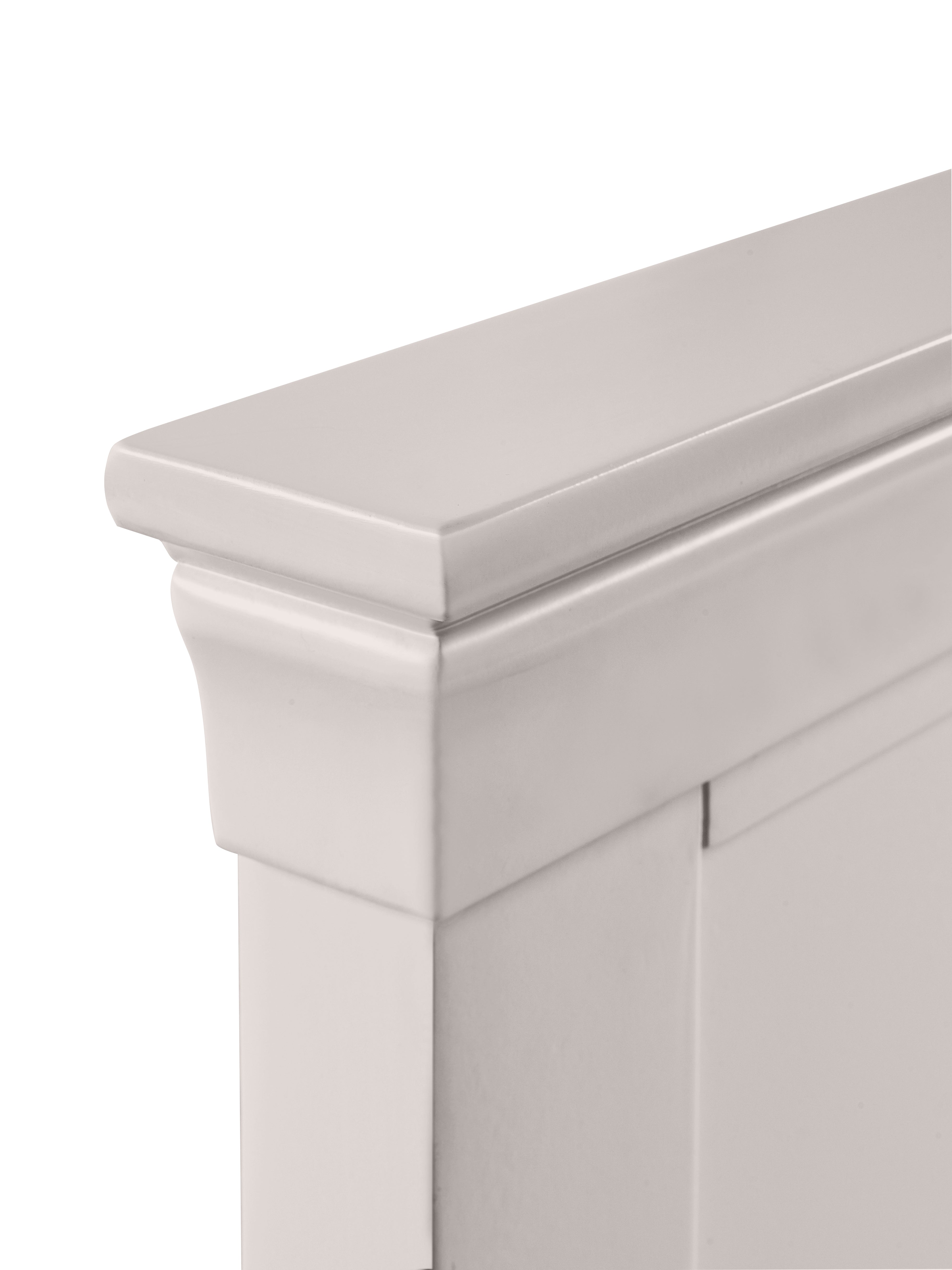 Fidel Light Grey Wood Double Bed