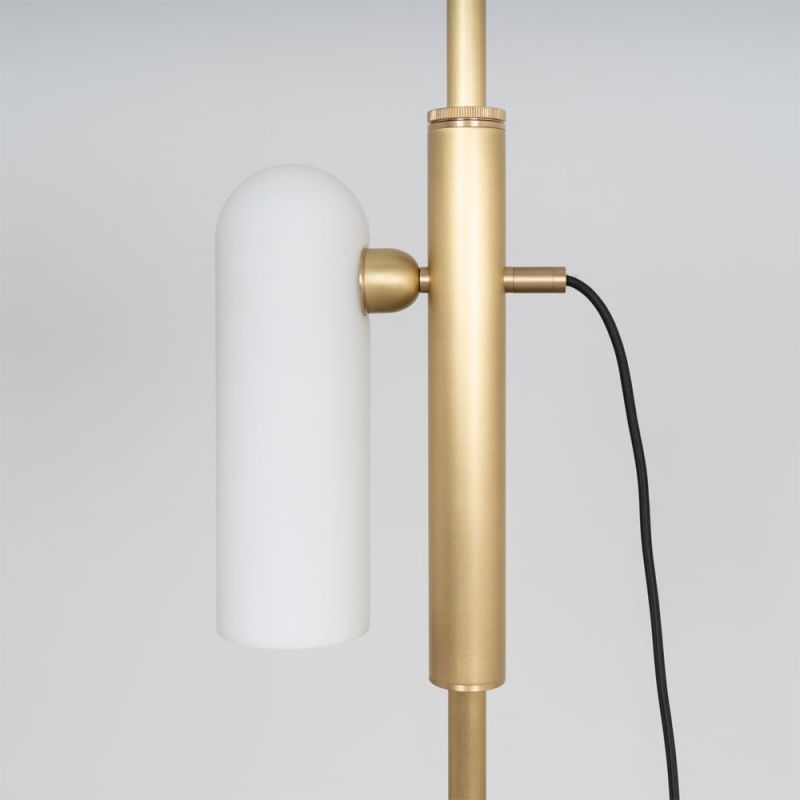 Schwung Odyssey 1 Burnished Brass Floor Lamp