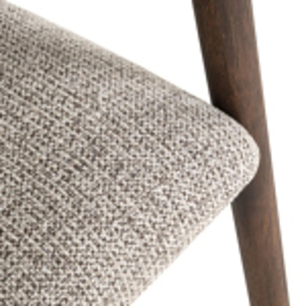 Richmond Interiors Mihara Mocca Brown Cuurved Dining Chair